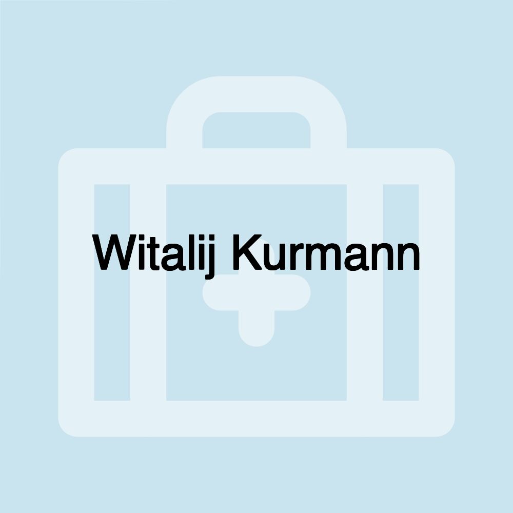 Witalij Kurmann