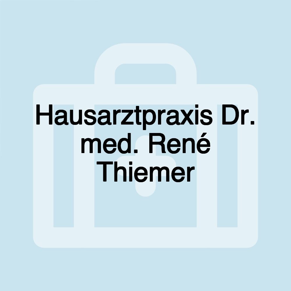 Hausarztpraxis Dr. med. René Thiemer