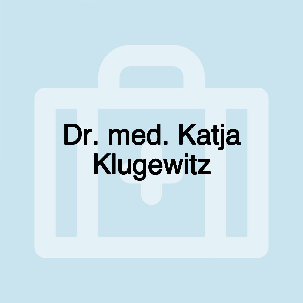 Dr. med. Katja Klugewitz