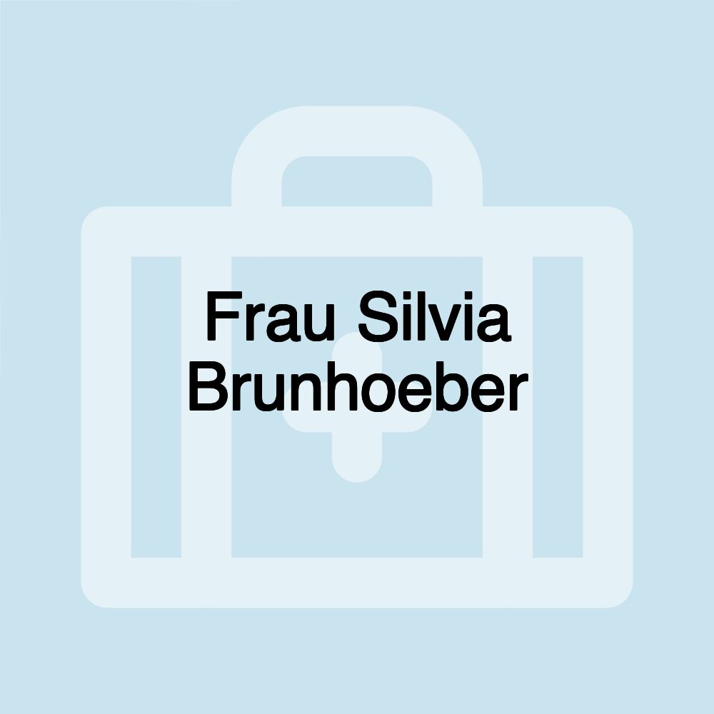 Frau Silvia Brunhoeber