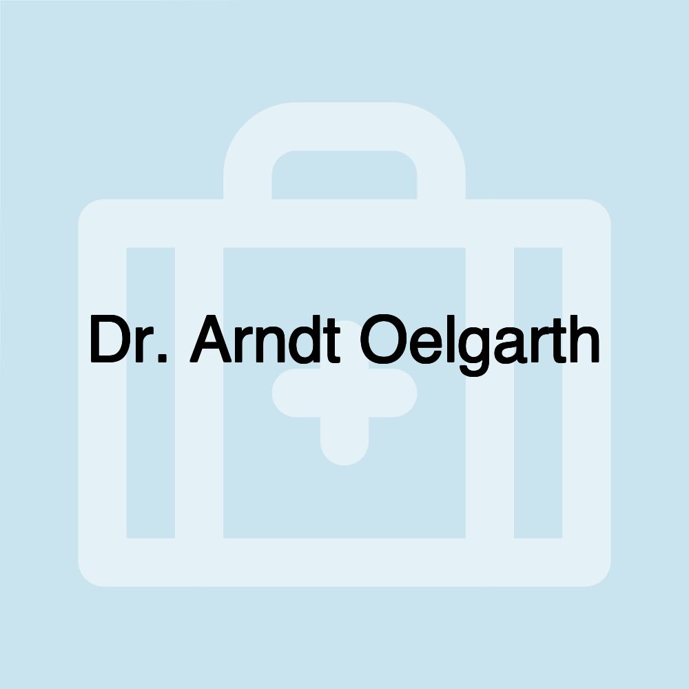 Dr. Arndt Oelgarth