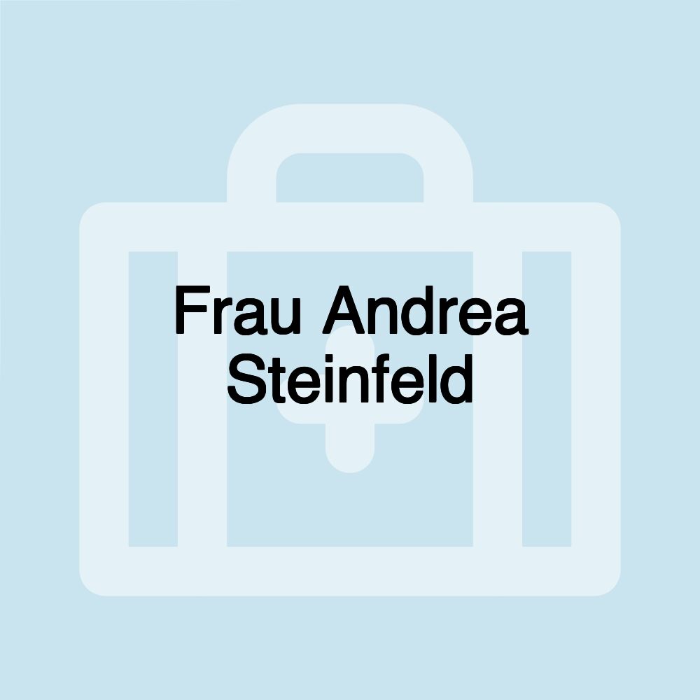 Frau Andrea Steinfeld