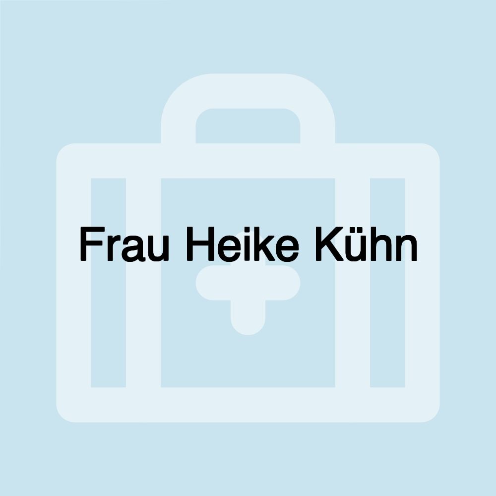 Frau Heike Kühn