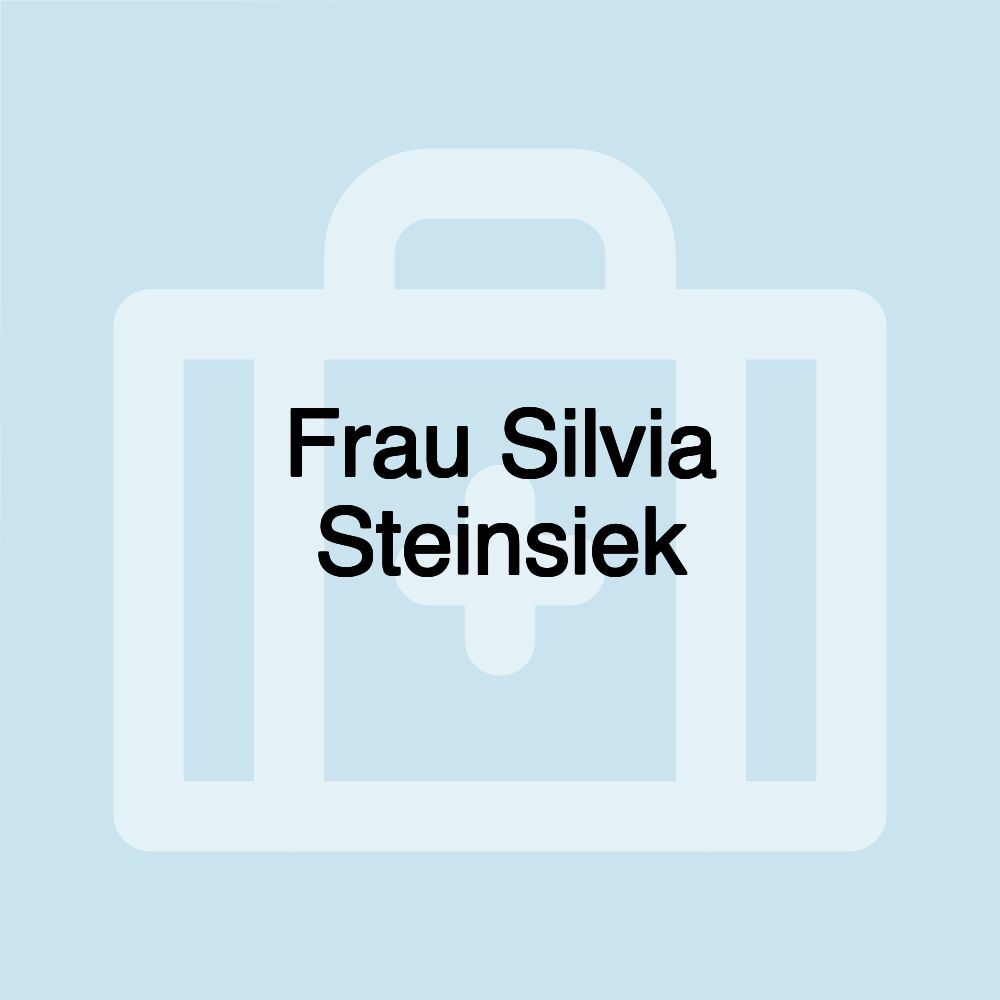 Frau Silvia Steinsiek