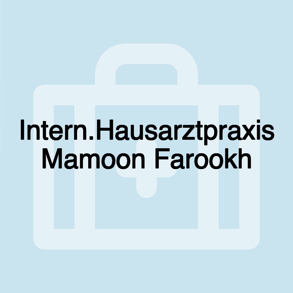 Intern.Hausarztpraxis Mamoon Farookh