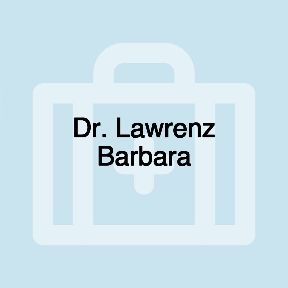 Dr. Lawrenz Barbara