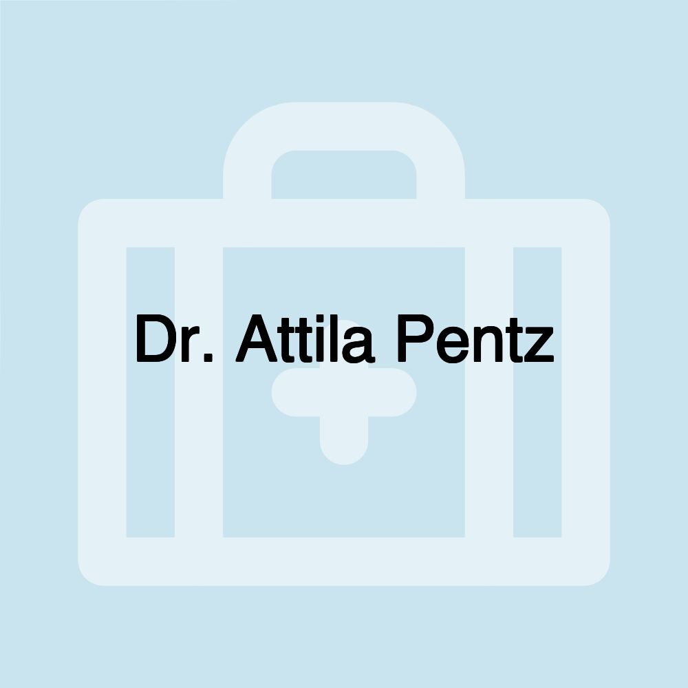 Dr. Attila Pentz