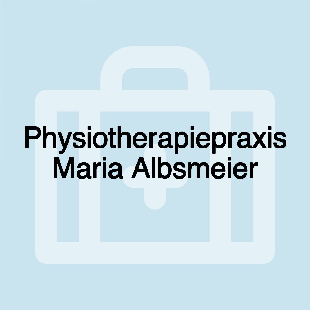 Physiotherapiepraxis Maria Albsmeier