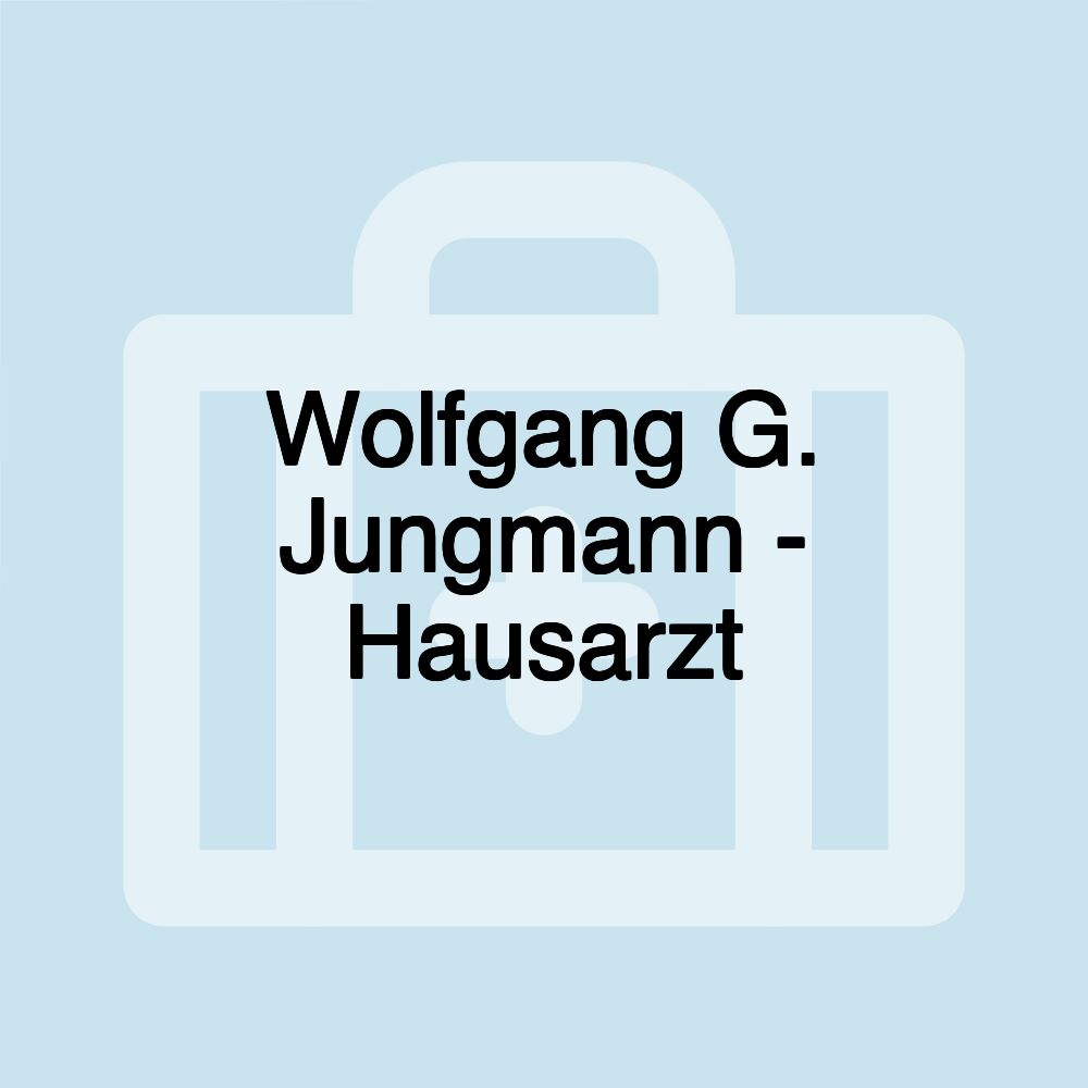 Wolfgang G. Jungmann - Hausarzt