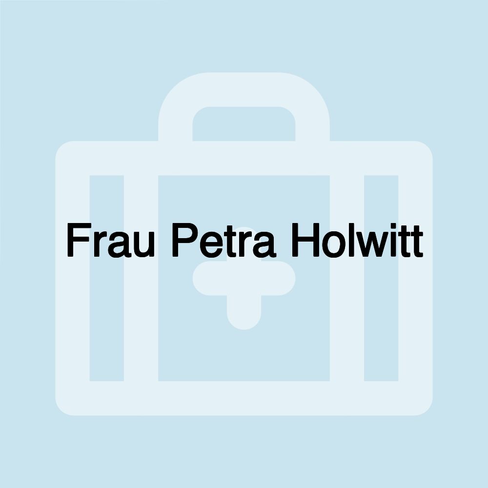 Frau Petra Holwitt