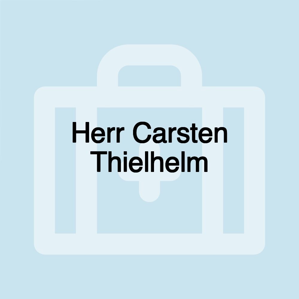 Herr Carsten Thielhelm