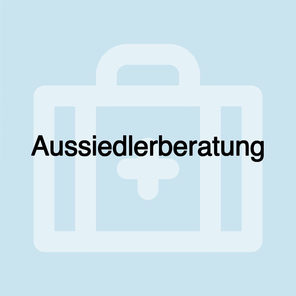 Aussiedlerberatung