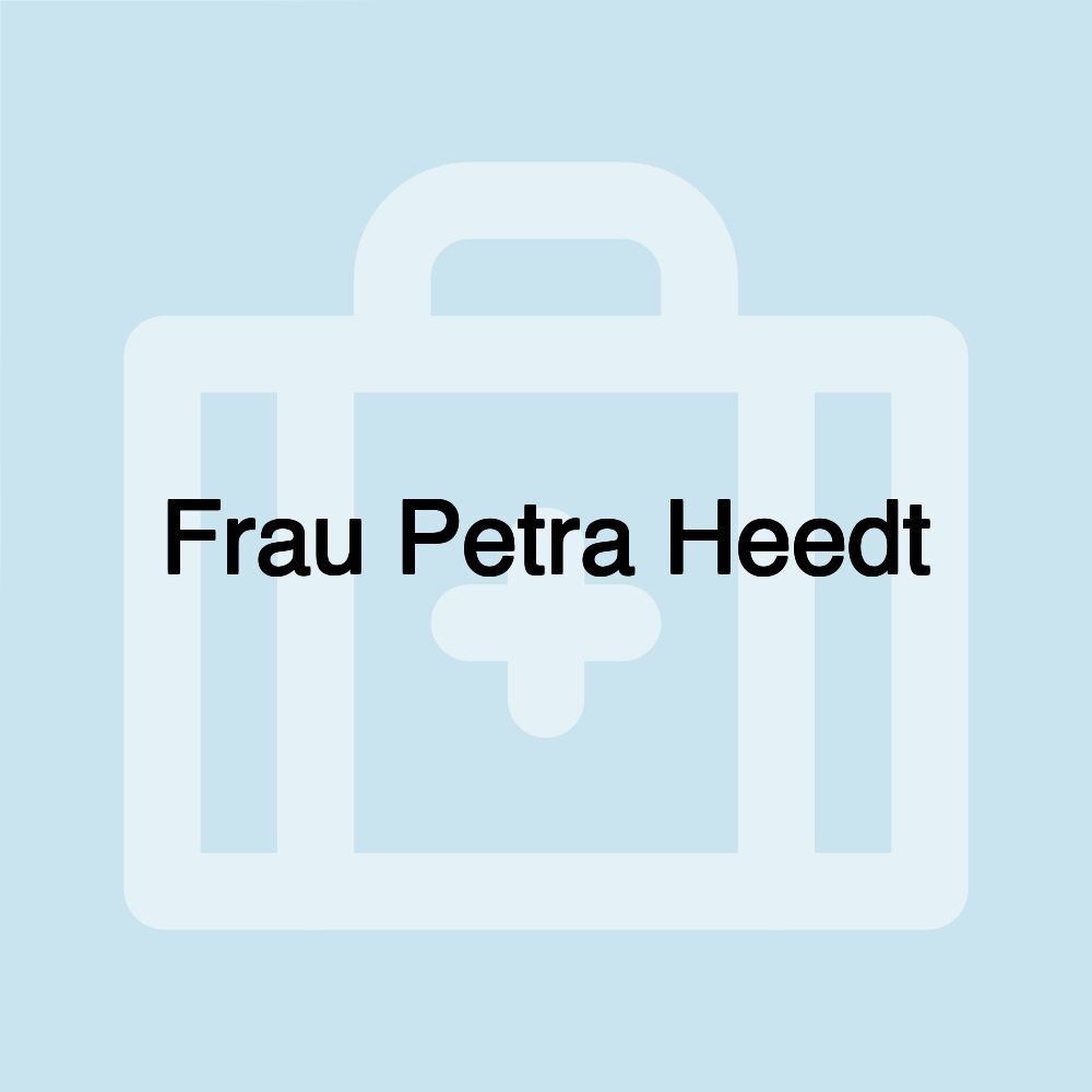 Frau Petra Heedt