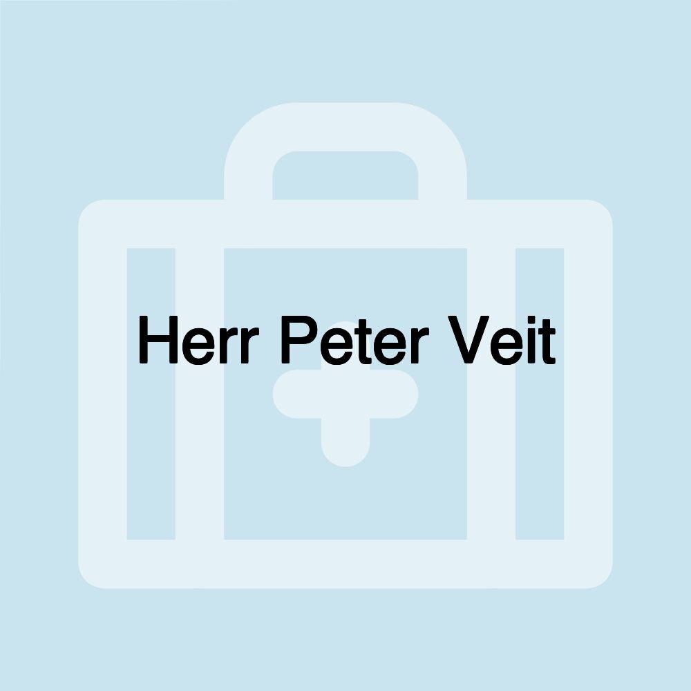 Herr Peter Veit