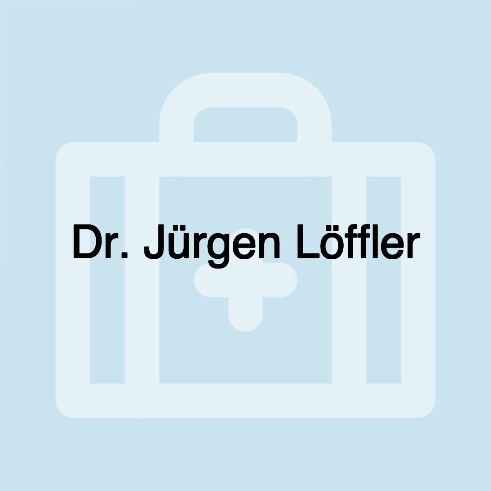 Dr. Jürgen Löffler