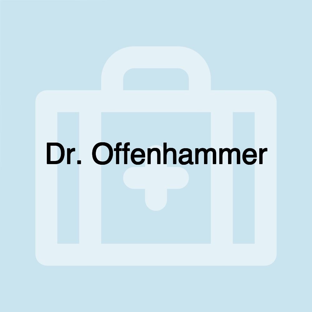 Dr. Offenhammer