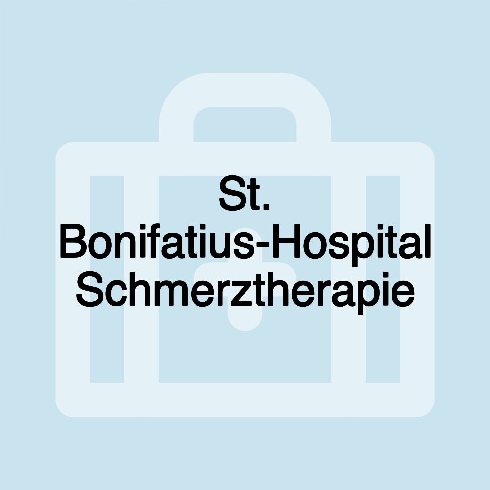 St. Bonifatius-Hospital Schmerztherapie