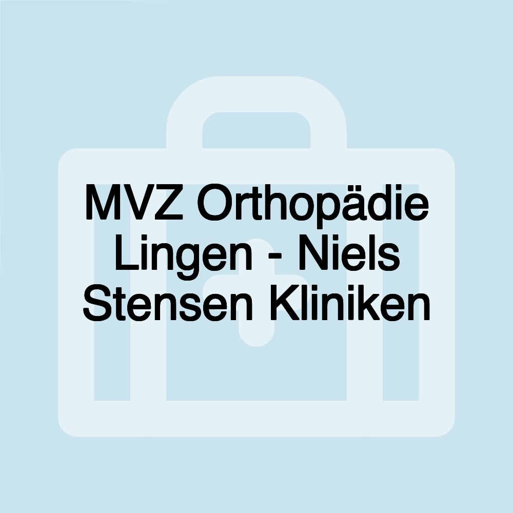 MVZ Orthopädie Lingen - Niels Stensen Kliniken