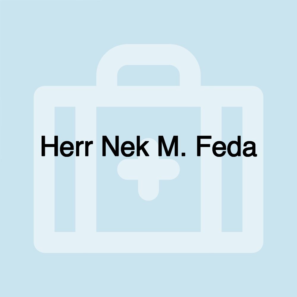 Herr Nek M. Feda