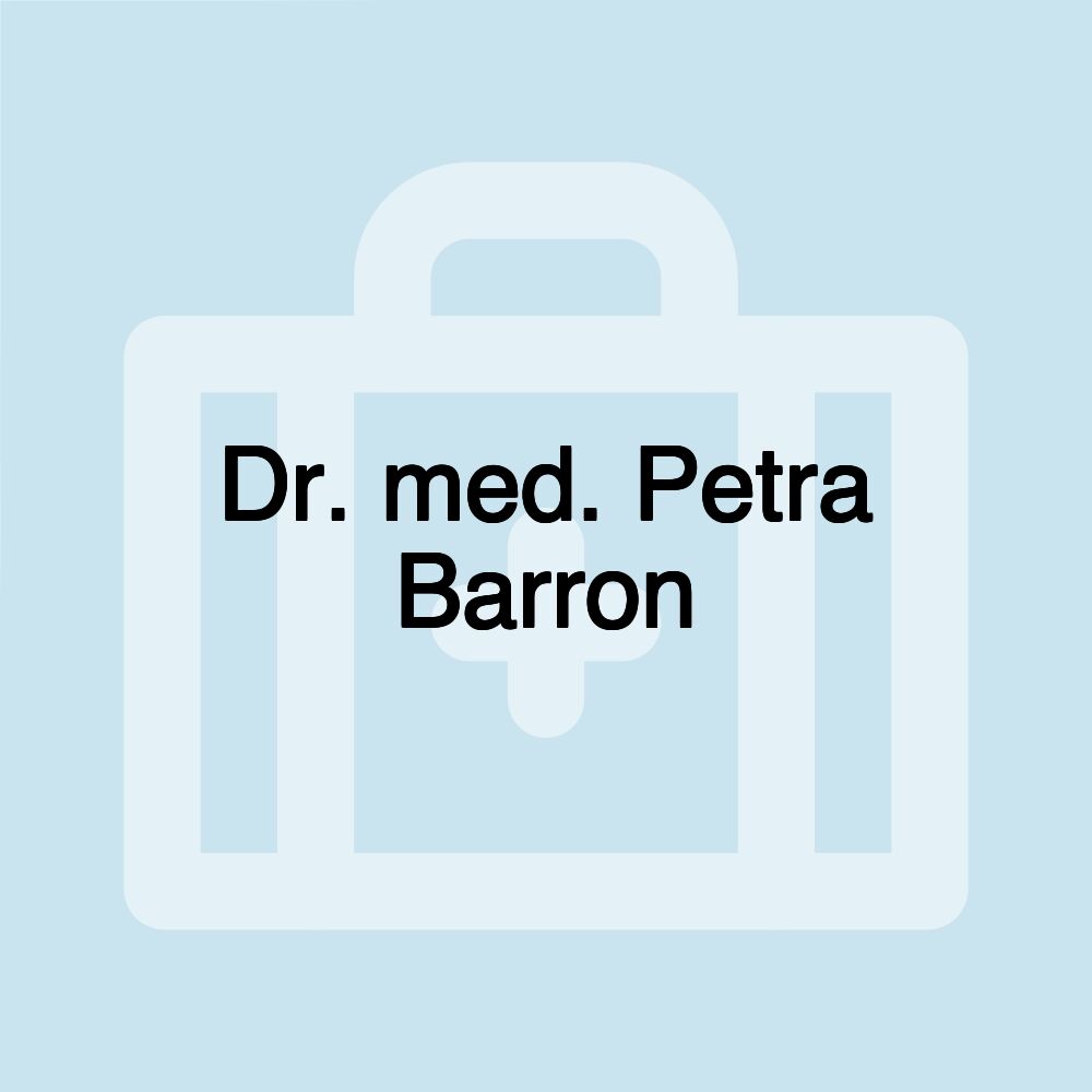 Dr. med. Petra Barron