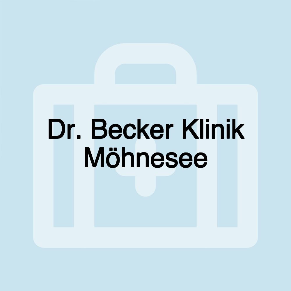 Dr. Becker Klinik Möhnesee