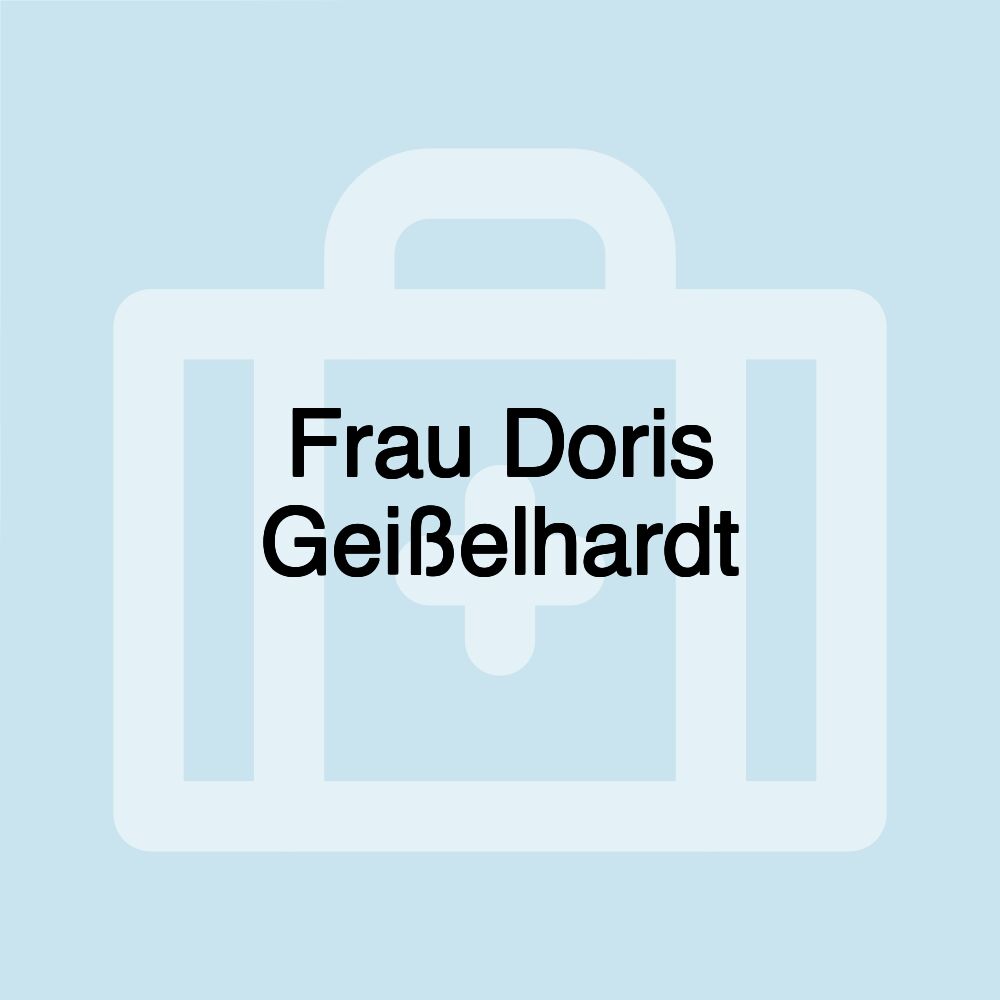 Frau Doris Geißelhardt