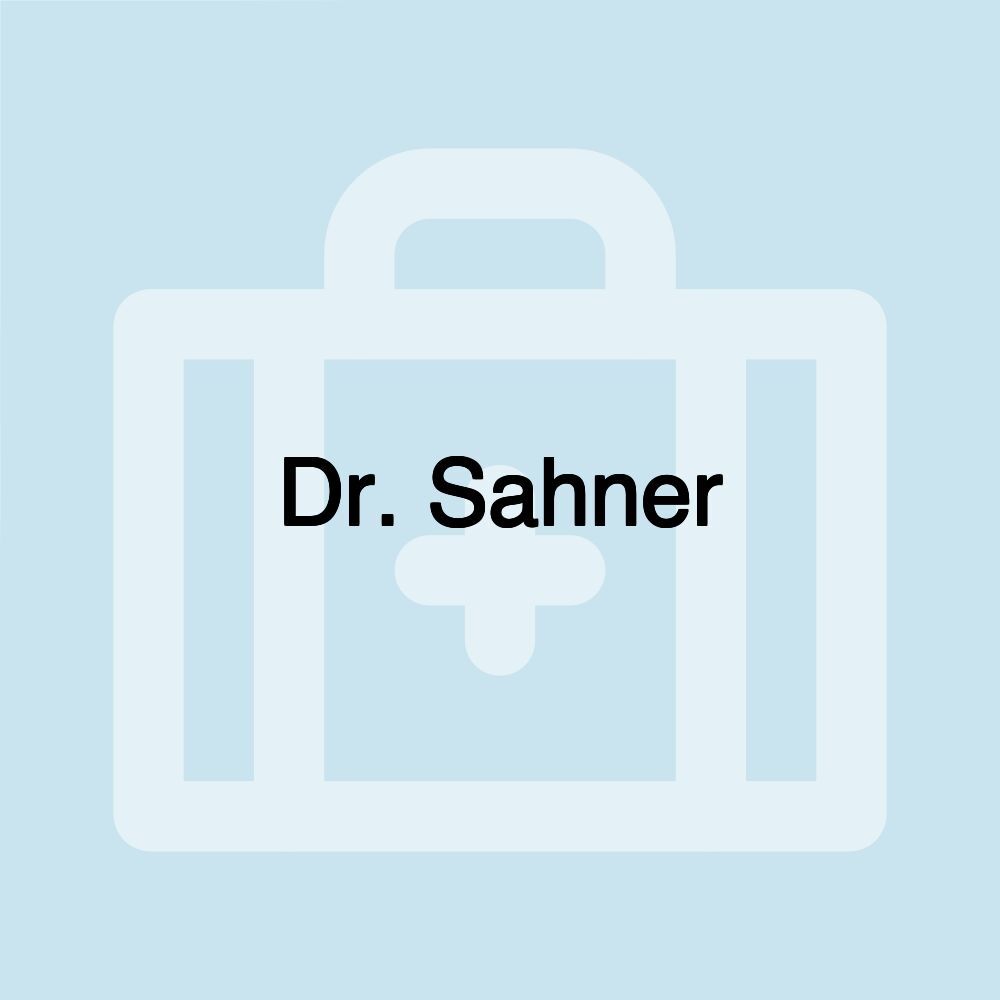 Dr. Sahner