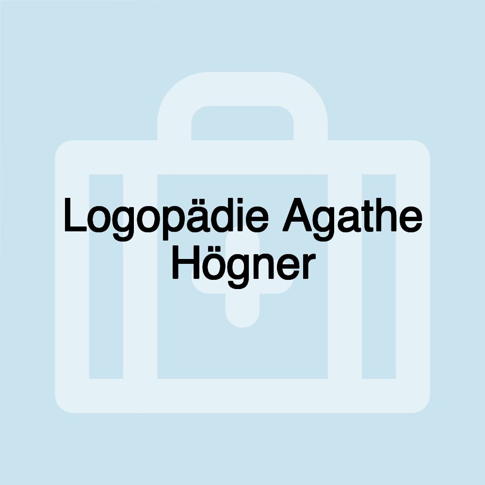 Logopädie Agathe Högner