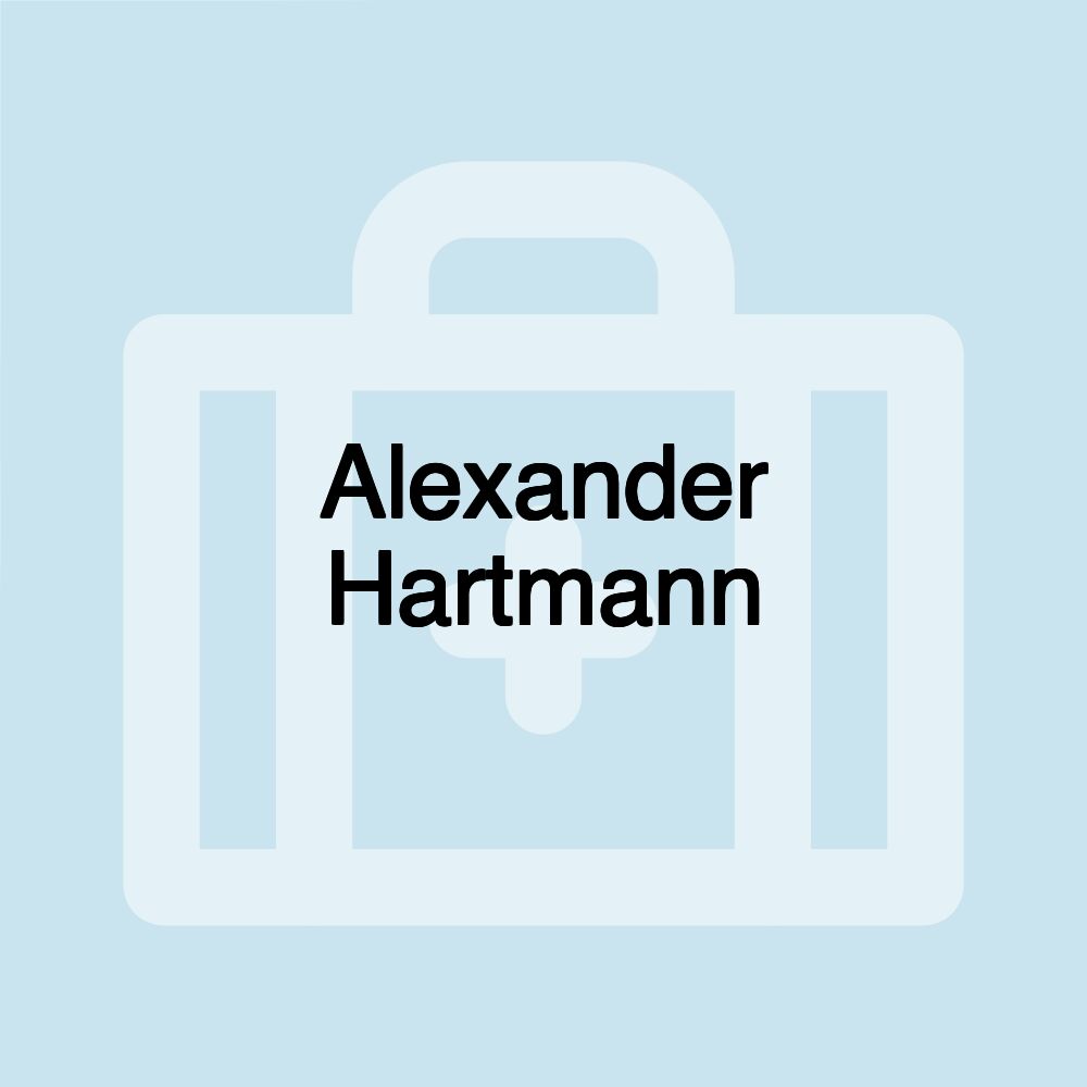 Alexander Hartmann