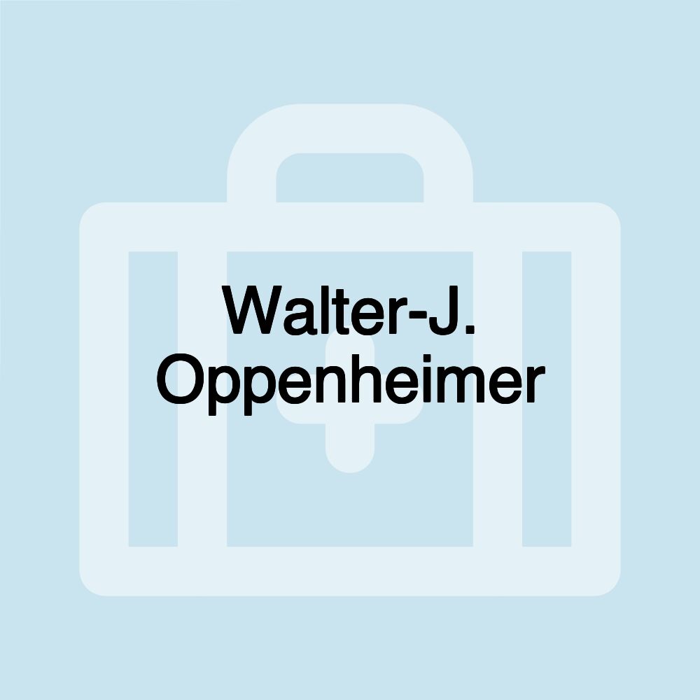 Walter-J. Oppenheimer