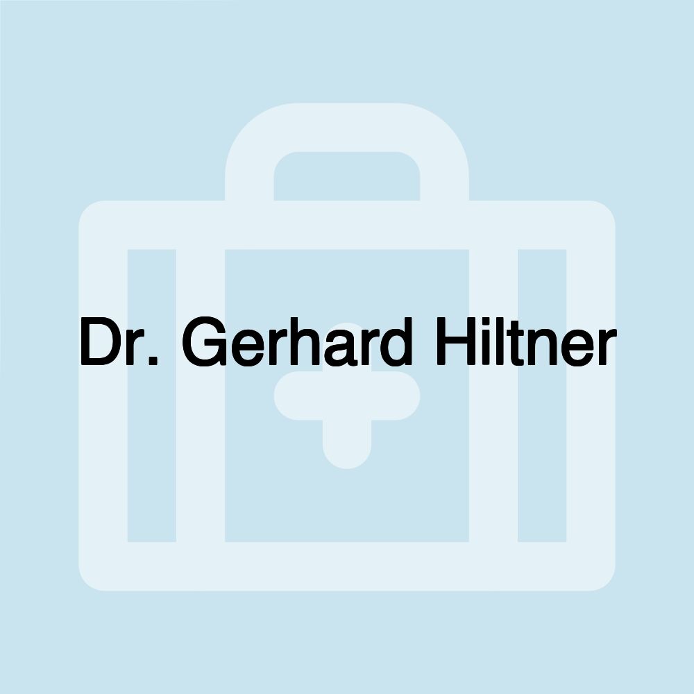 Dr. Gerhard Hiltner