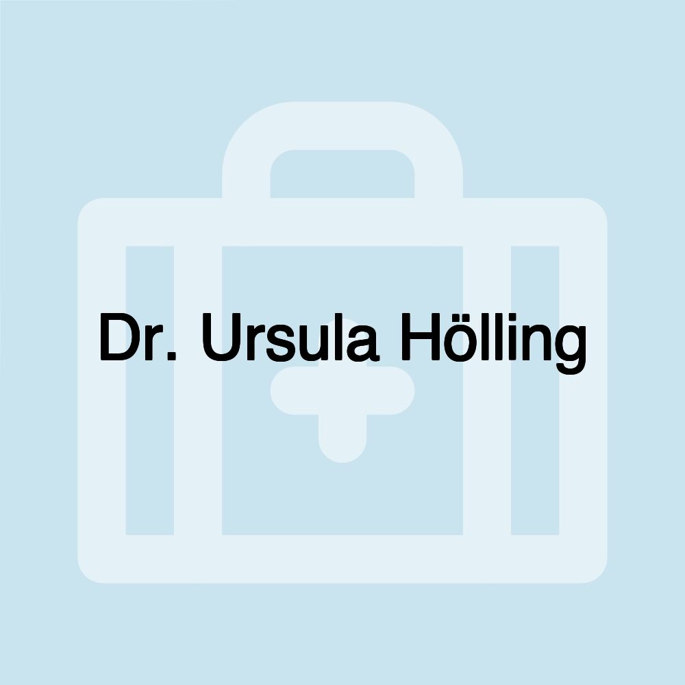 Dr. Ursula Hölling