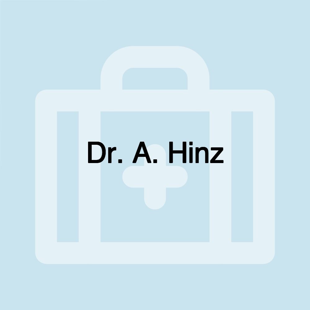 Dr. A. Hinz