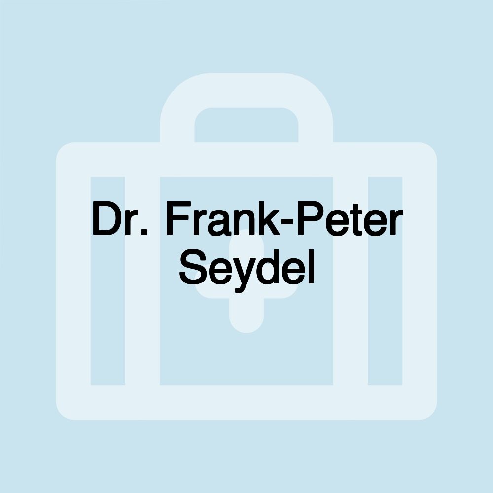 Dr. Frank-Peter Seydel