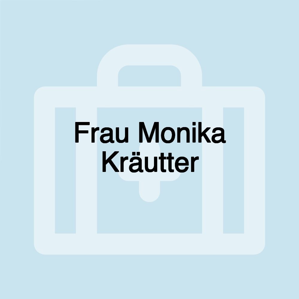 Frau Monika Kräutter