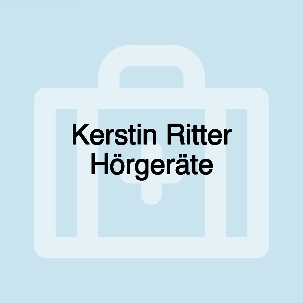 Kerstin Ritter Hörgeräte