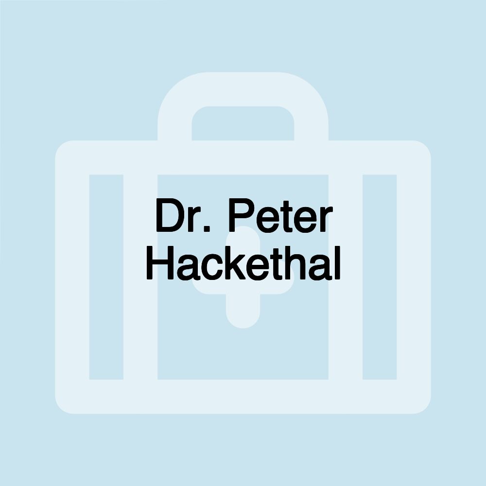 Dr. Peter Hackethal