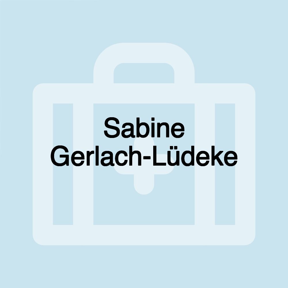 Sabine Gerlach-Lüdeke