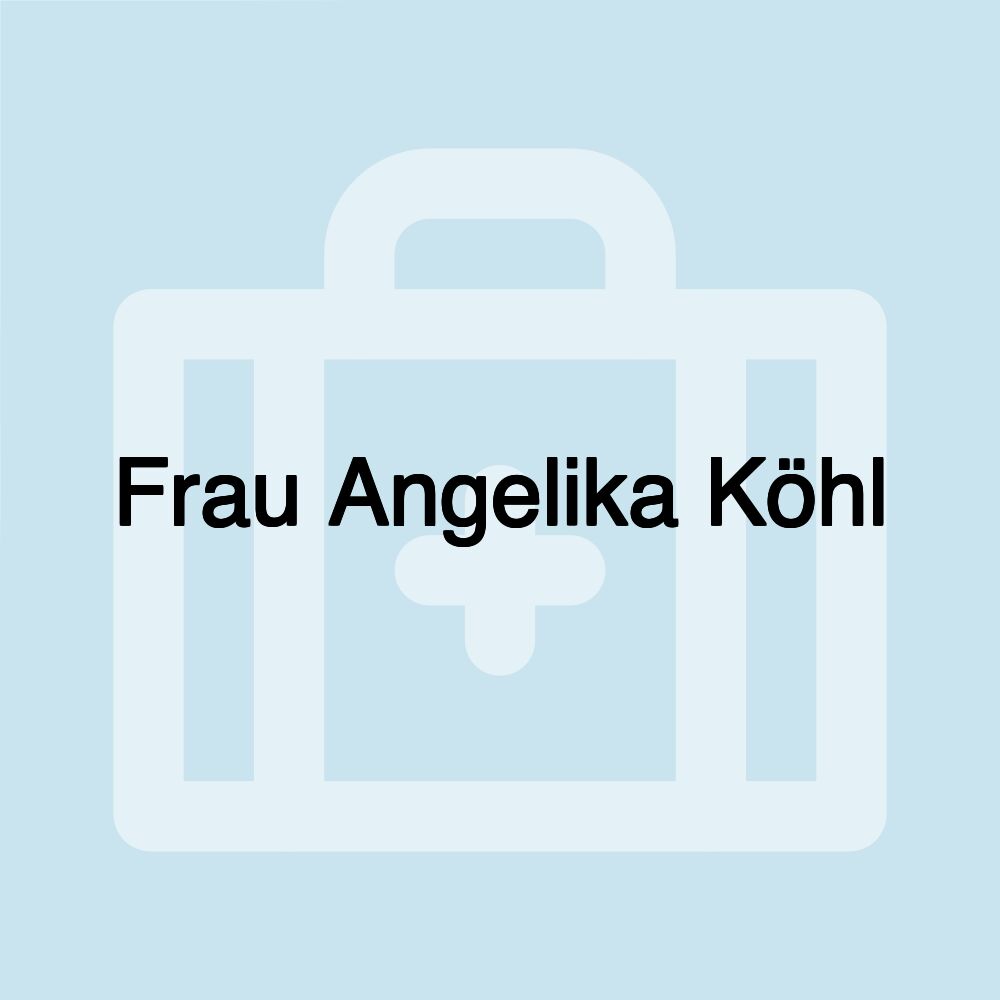 Frau Angelika Köhl