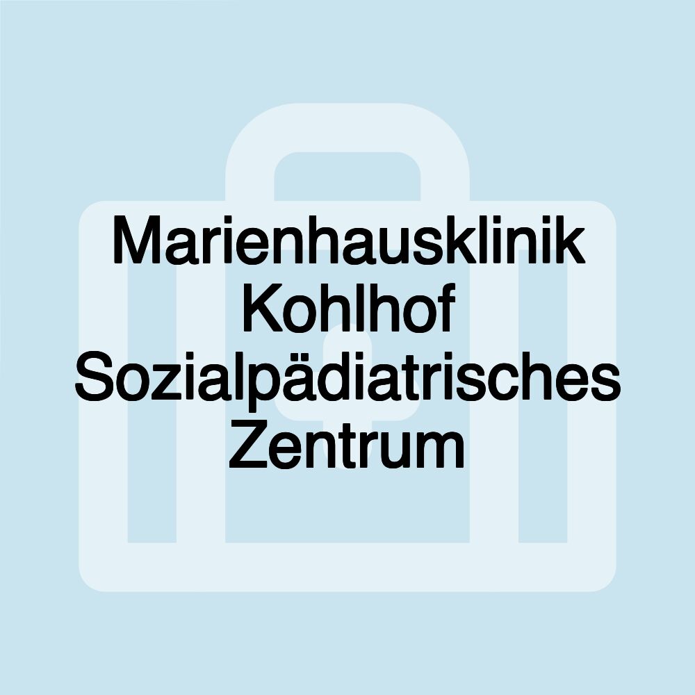 Marienhausklinik Kohlhof Sozialpädiatrisches Zentrum