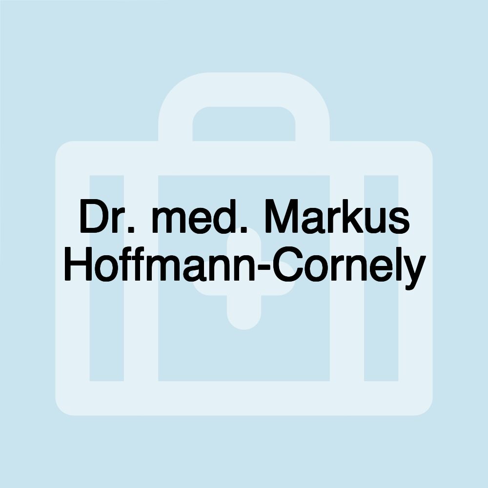 Dr. med. Markus Hoffmann-Cornely