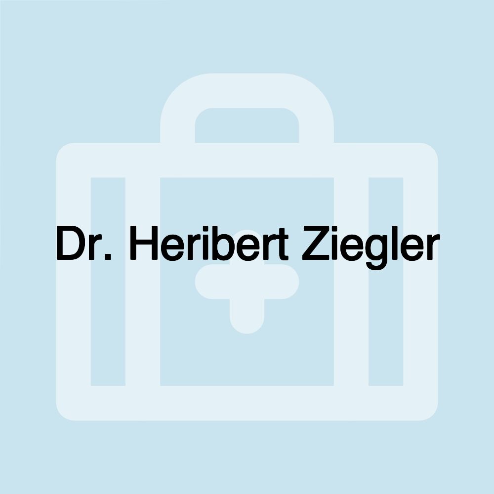 Dr. Heribert Ziegler