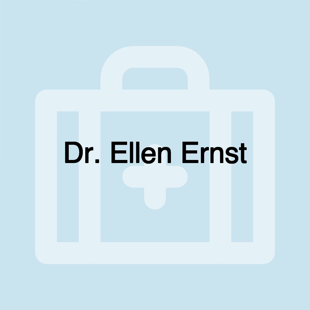 Dr. Ellen Ernst