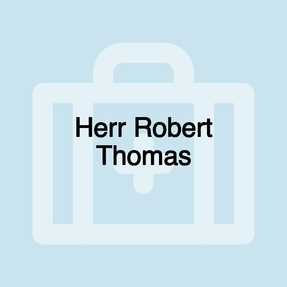 Herr Robert Thomas