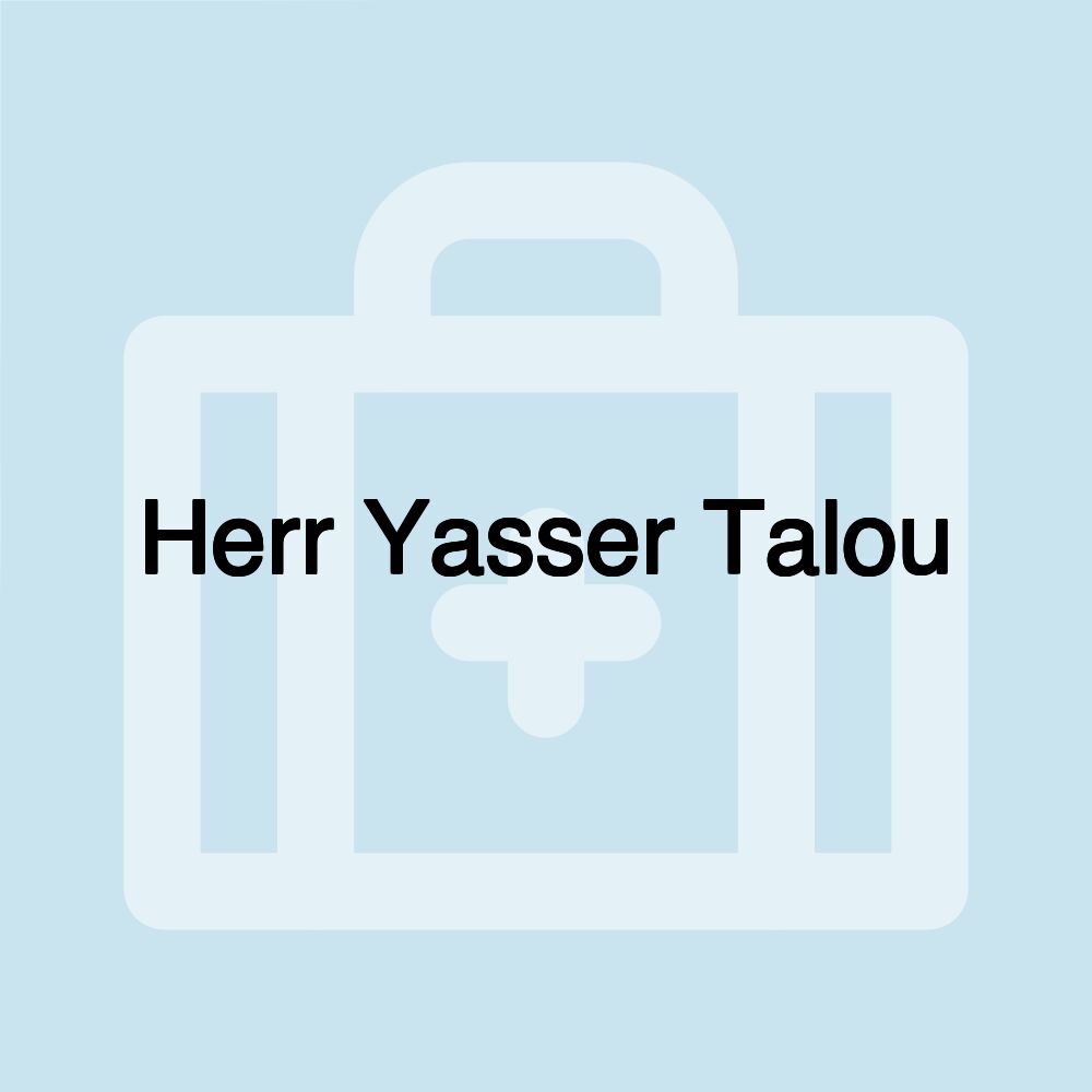 Herr Yasser Talou