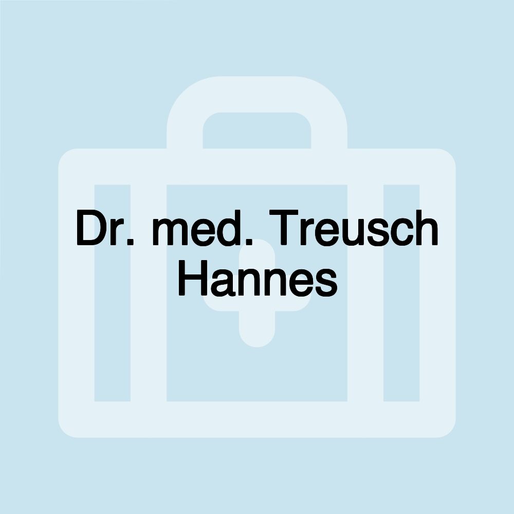 Dr. med. Treusch Hannes