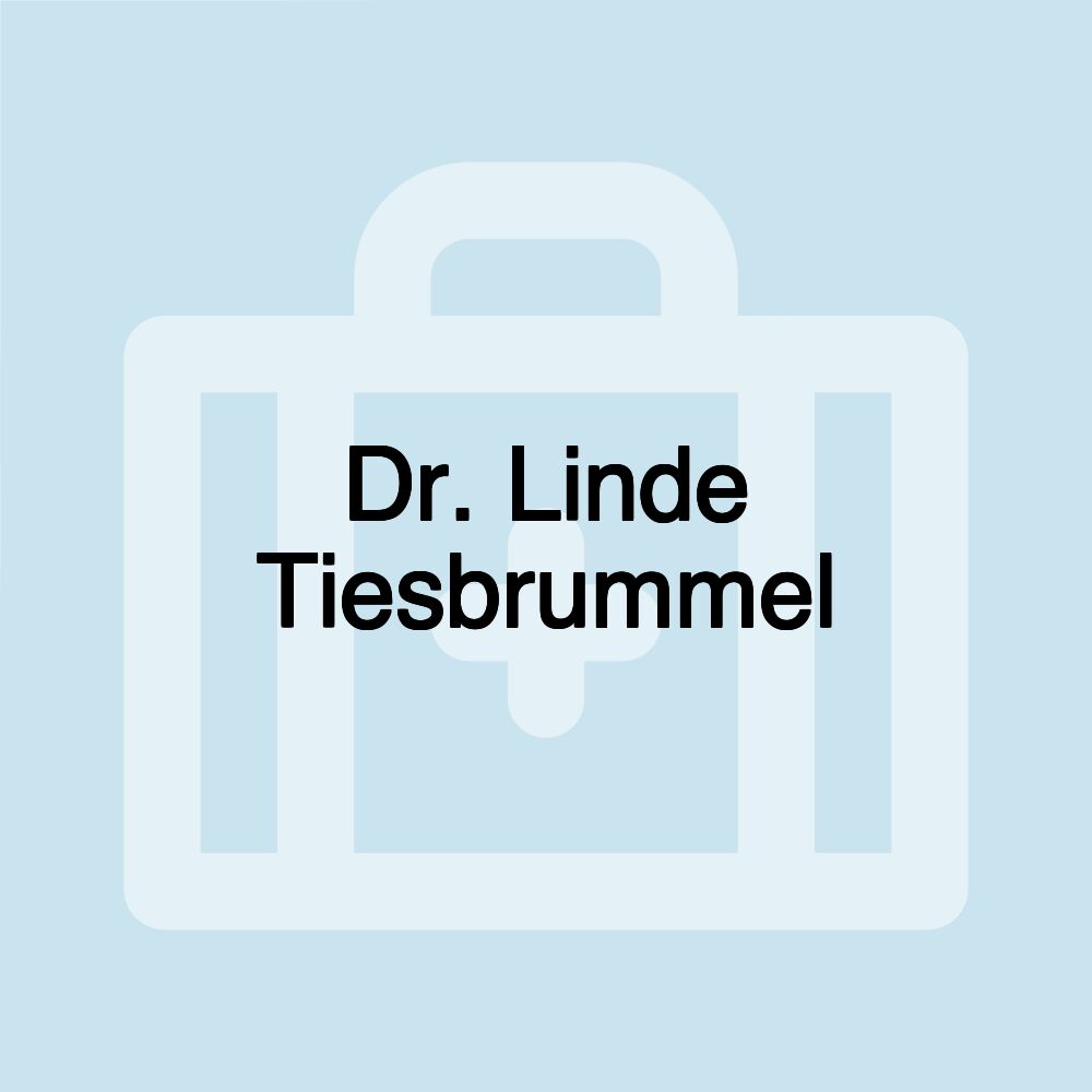 Dr. Linde Tiesbrummel