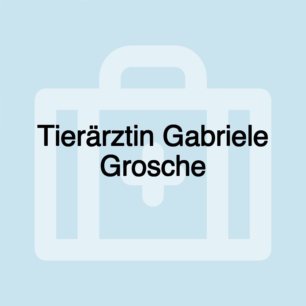 Tierärztin Gabriele Grosche