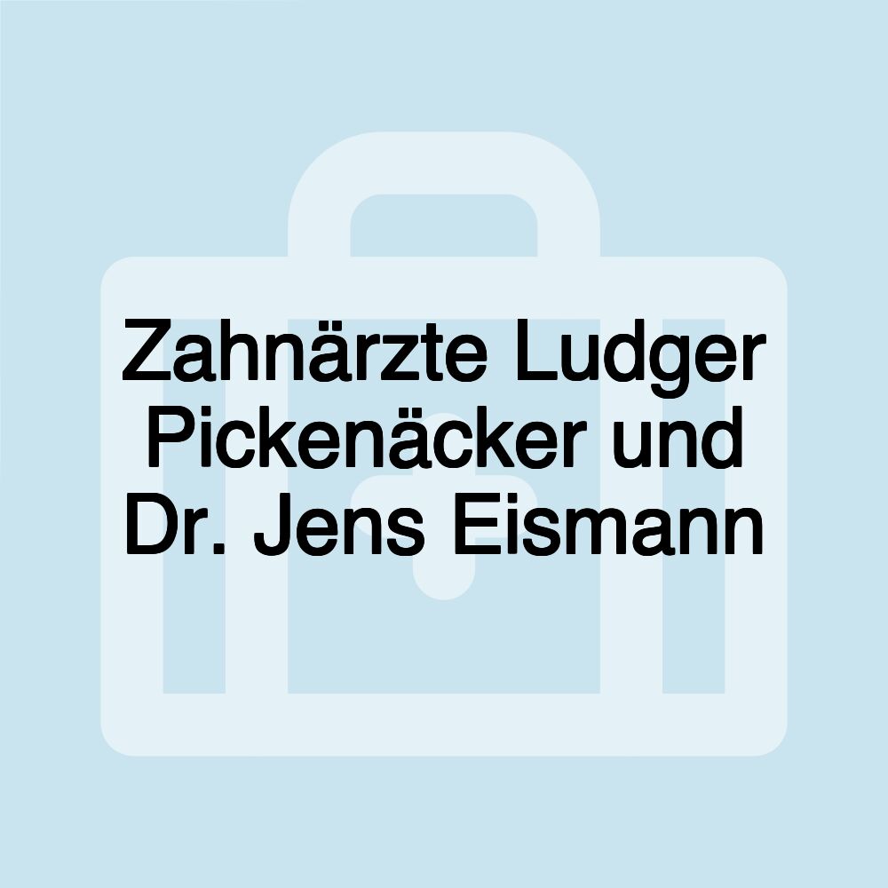 Zahnärzte Ludger Pickenäcker und Dr. Jens Eismann