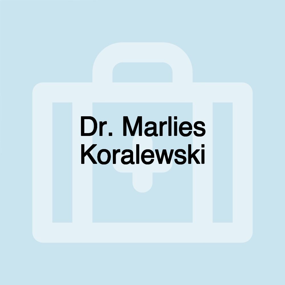 Dr. Marlies Koralewski